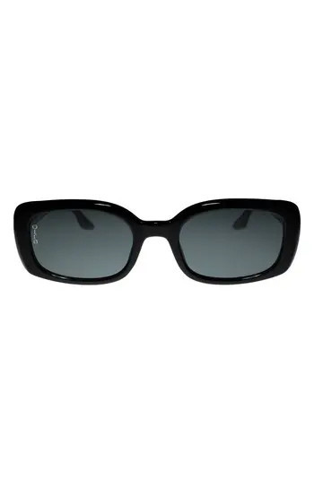 OTRA EYEWEAR Daisy Oval Sunglasses in Black/Smoke at Nordstrom Rack | Nordstrom Rack