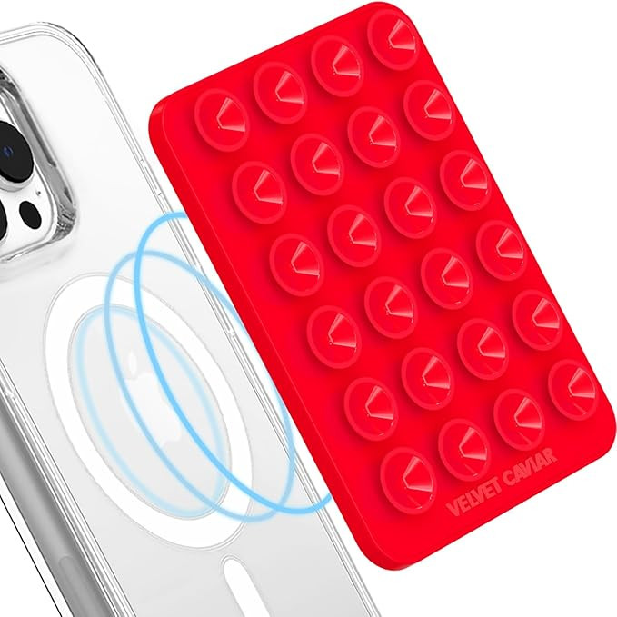 Velvet Caviar Suction Cup Phone Case Mount Compatible with MagSafe Devices Only - Magnetic Silico... | Amazon (US)