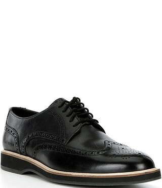 Men's Morse Grand Leather Brogue Detail Wingtip Oxfords | Dillard's