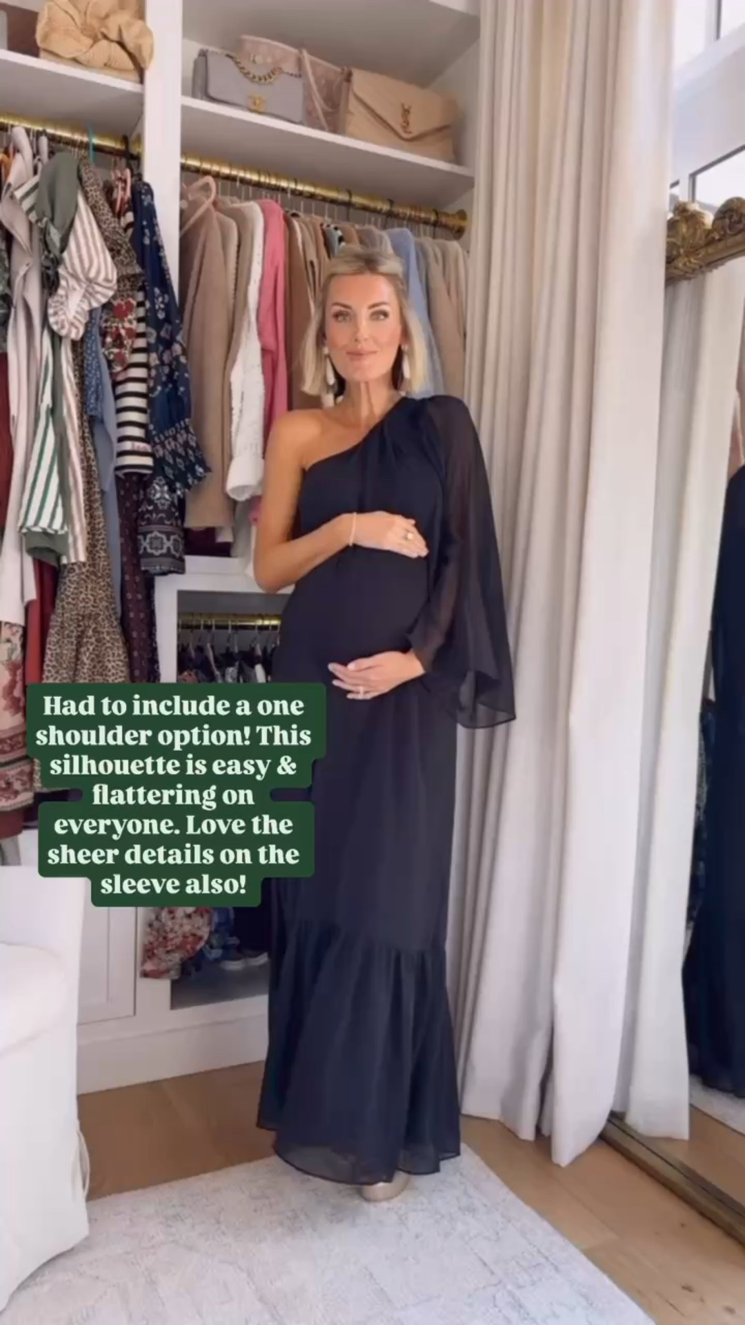 This dress is a stunning option for a fancier holiday party! This would also work great for events, weddings, etc.! Wearing S.

Loverly Grey, Tuckernuck, holiday dress, one shoulder dress, black dress, maxi dress, holiday party dresss

#LTKSeasonal #LTKGiftGuide #LTKHoliday