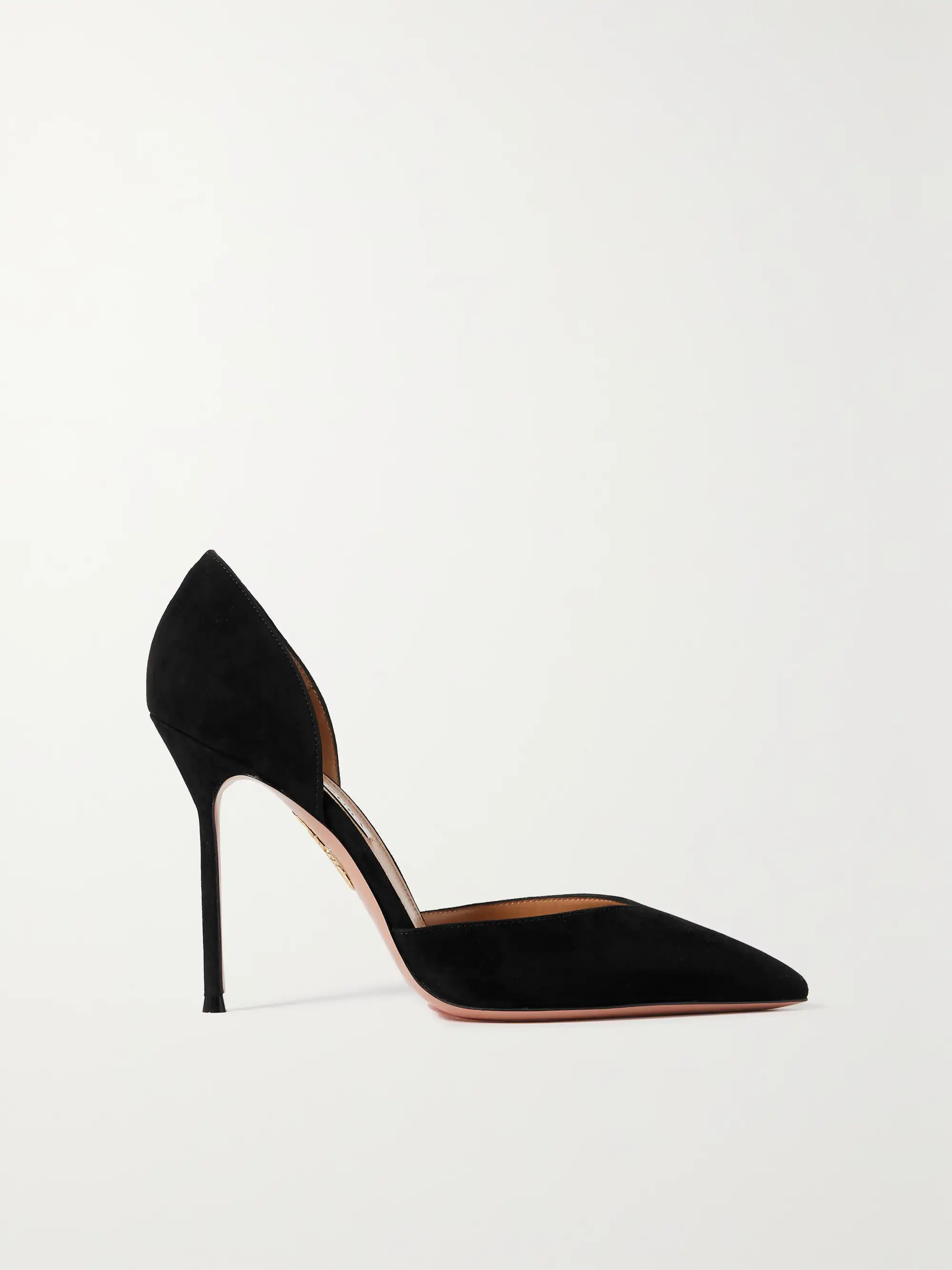 Uptown 105 suede pumps | NET-A-PORTER (US)