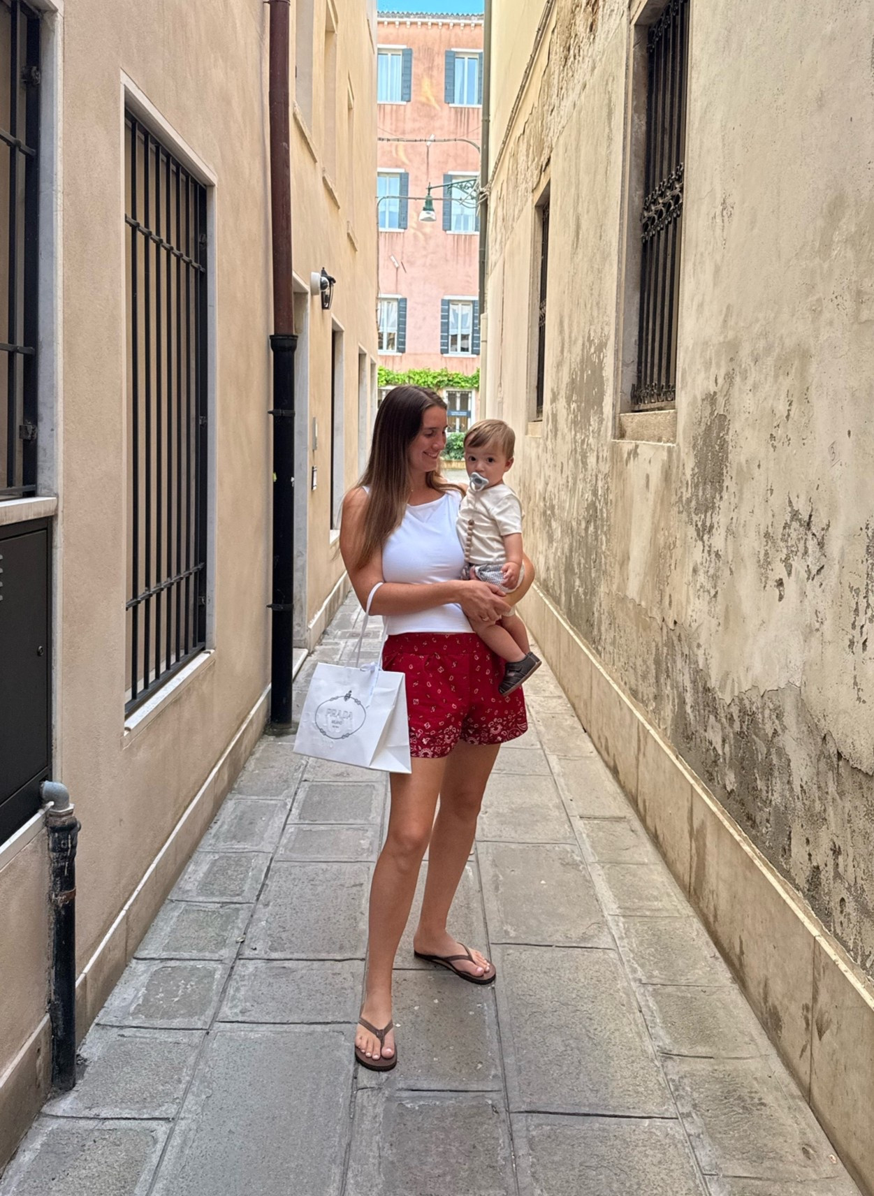 Another Italy outfit for hot summer ideas! These shorts I sized up in (wearing large and rolled them over!).

#LTKTravel #LTKstorytime #LTKmomlife