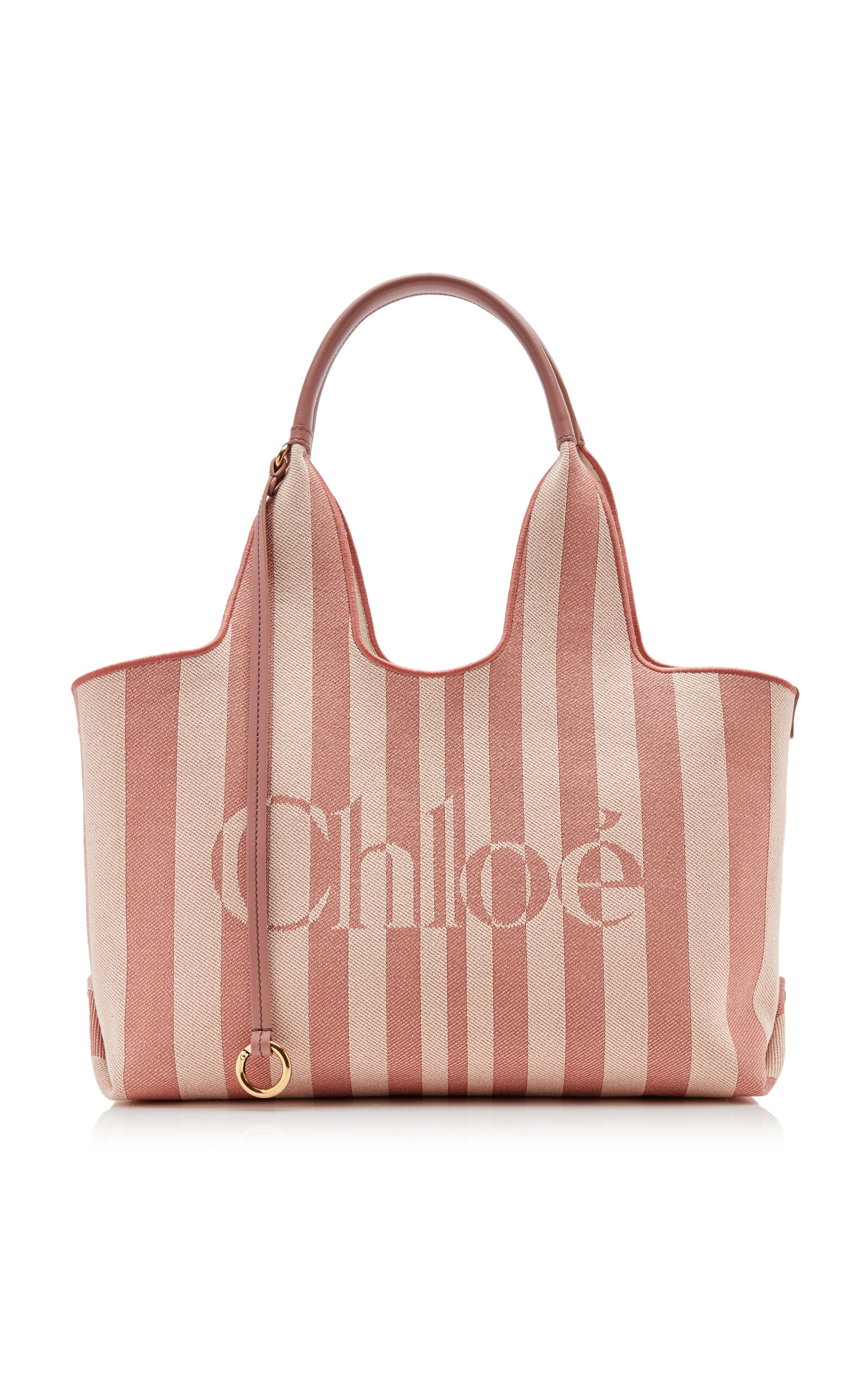 Chloé Striped Jacquard Tote Bag | Moda Operandi (Global)