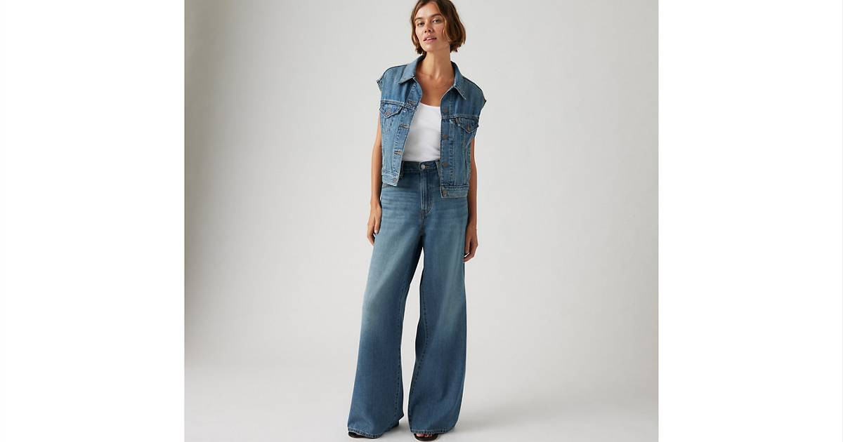 Xl Baggy Straight Linen+ Denim Women's Jeans | Levi's US