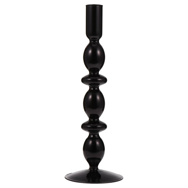 1 Pc Retro Candle Holder Glass Candle Holder Home Candlelight Dinner Candlestick | Walmart (US)