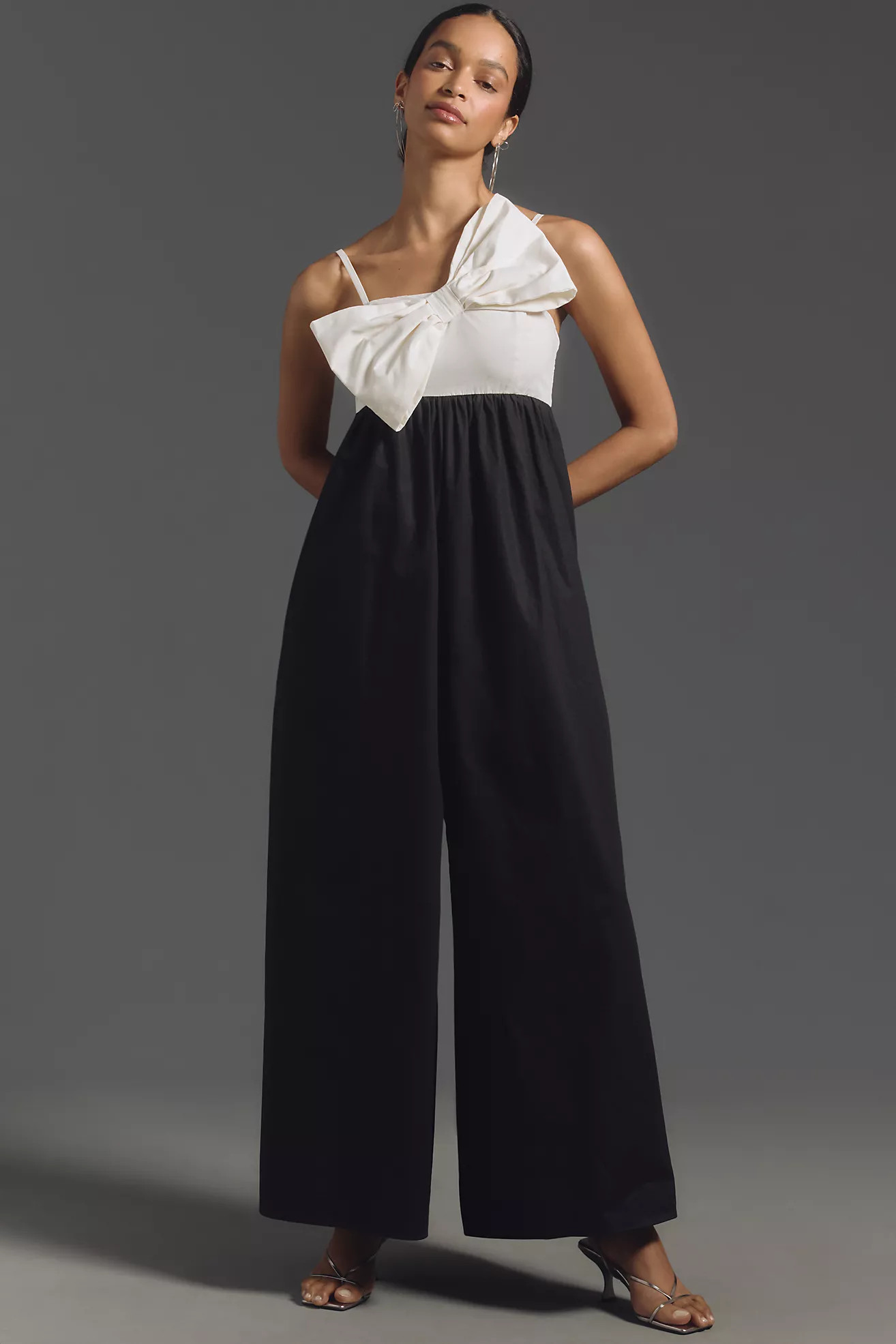 Hutch Colorblock Bow Jumpsuit | Anthropologie (US)