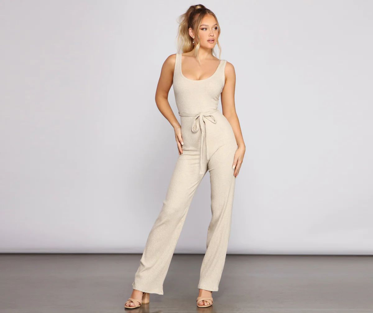 Simply Chic Tie-Waist Jumpsuit | Windsor Stores