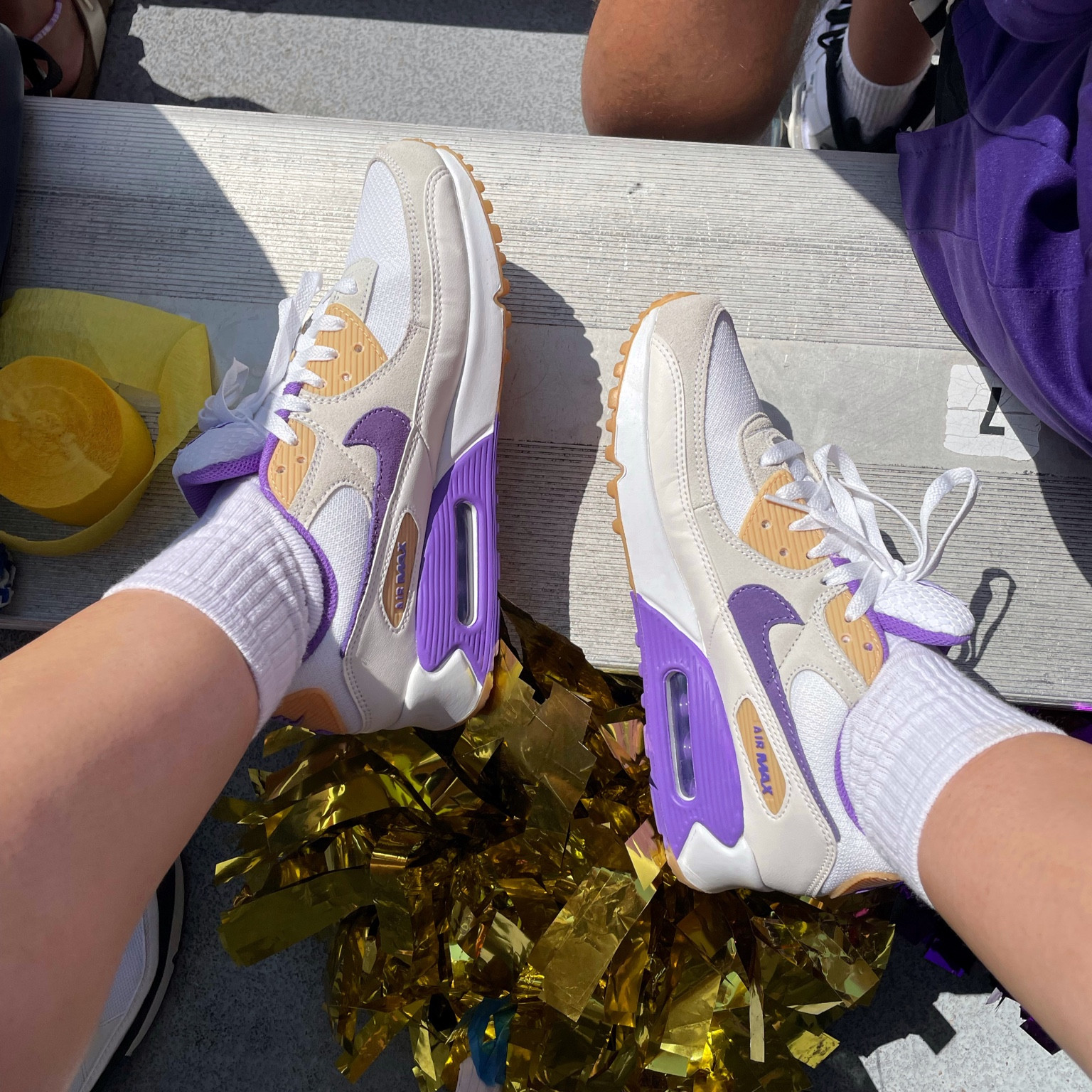 Game day sneakers! I’m a women’s 9 and I wear a men’s 8 in these  

#LTKU #LTKshoecrush #LTKSeasonal