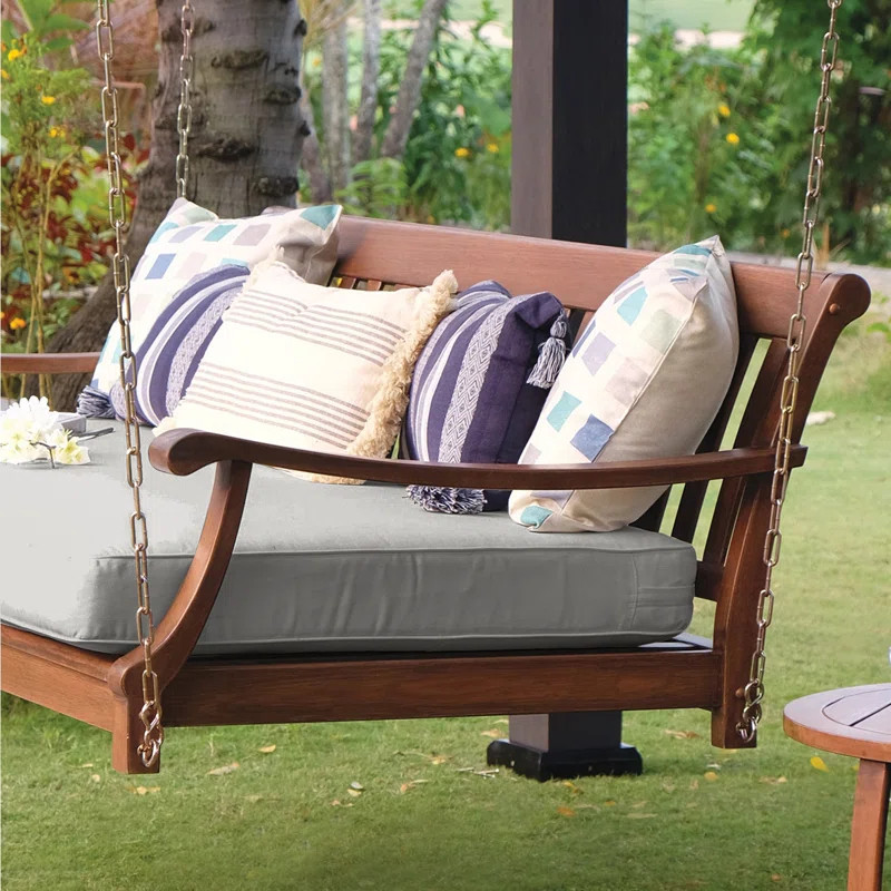 Wrenn 2 Person Solid Wood Porch Swing | Wayfair North America