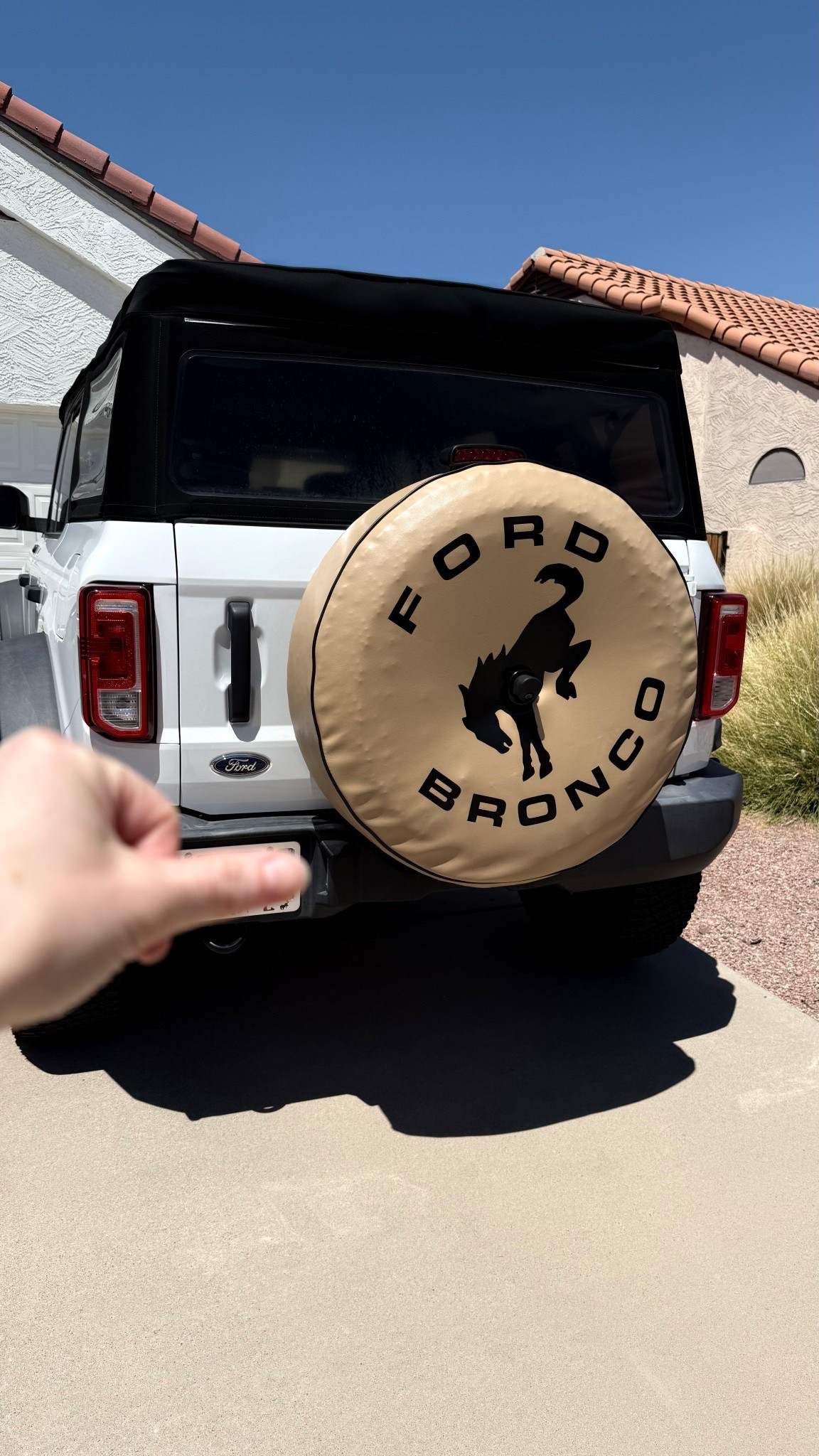 My favorite bronco accessories. I’ve tagged them all the exact cover that I have is the one that I tagged. They also have cheap options and lots to choose from, but this will help your tire longevity.

#LTKTravel #LTKActive #LTKSeasonal
