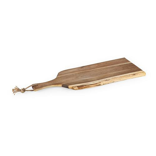 Picnic Time Artisan 24"" Acacia Charcuterie Board, (Acacia Wood) | HSN