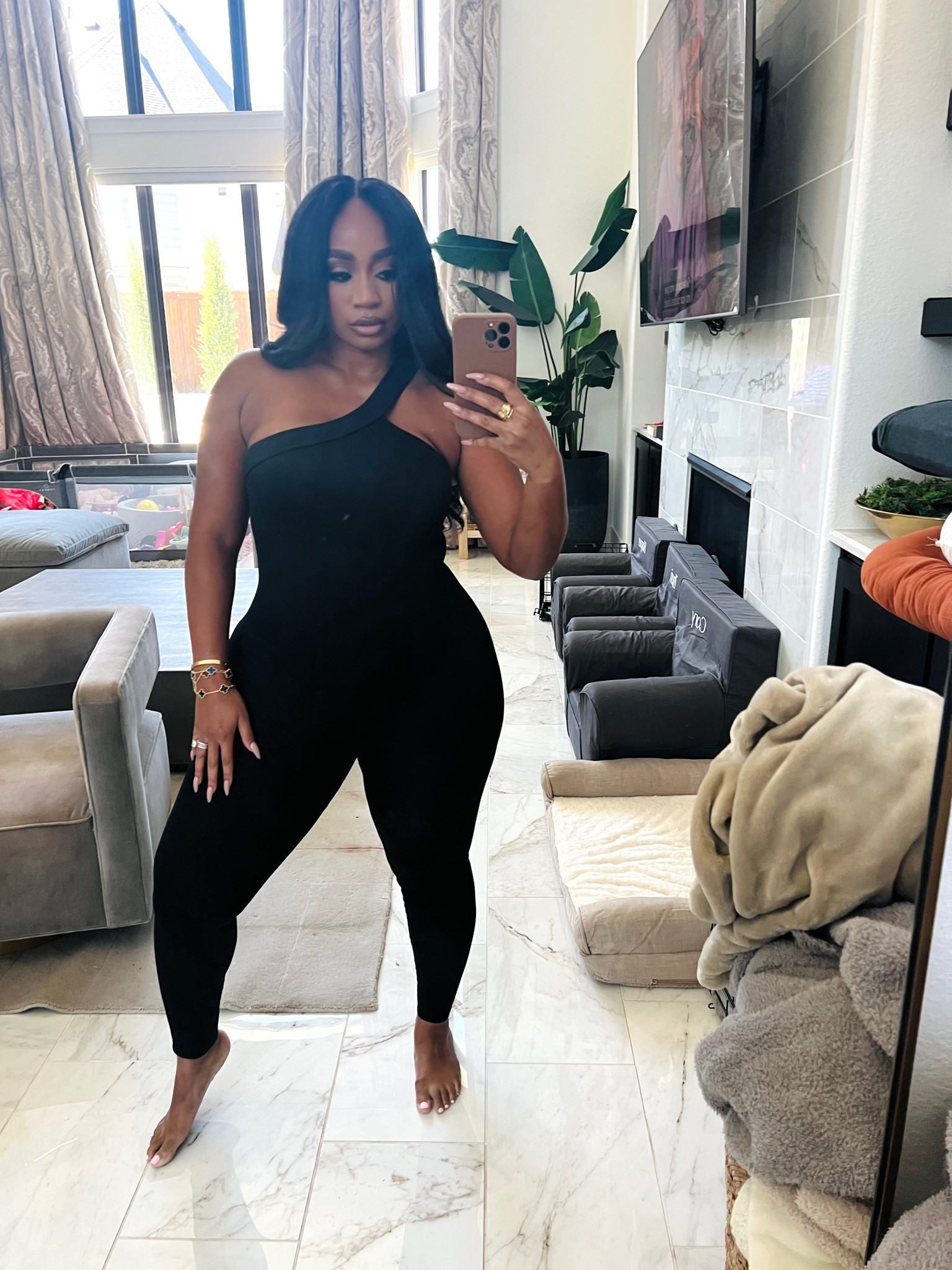 Amazon find! How bomb is this jumpsuit?! Fits the curves perfectly and so comfortable! 

#LTKfitness #LTKstyletip #LTKfindsunder50