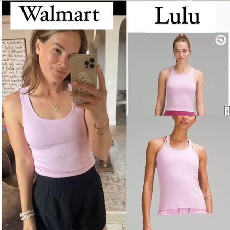  Loving these finds and have already wore them several times! The tank has built in pads and a ribbed material - comes in black too. The sports bra is 10/10 and the tee is giving fp. Tennis dress has built in shorts, pads and a ribbed texture giving alo ✨ 
.
#walmart #walmartfinds #walmartfashion #casualfashion #casualfinds #momstyle #athleisure #athleisurewear


#LTKFitness #LTKSaleAlert #LTKActive