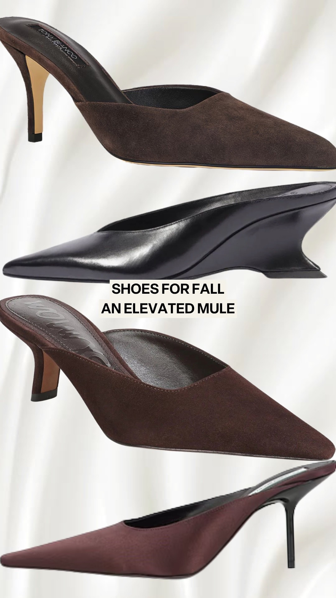 Shoes for fall - an elevated mule! #kathleenpost