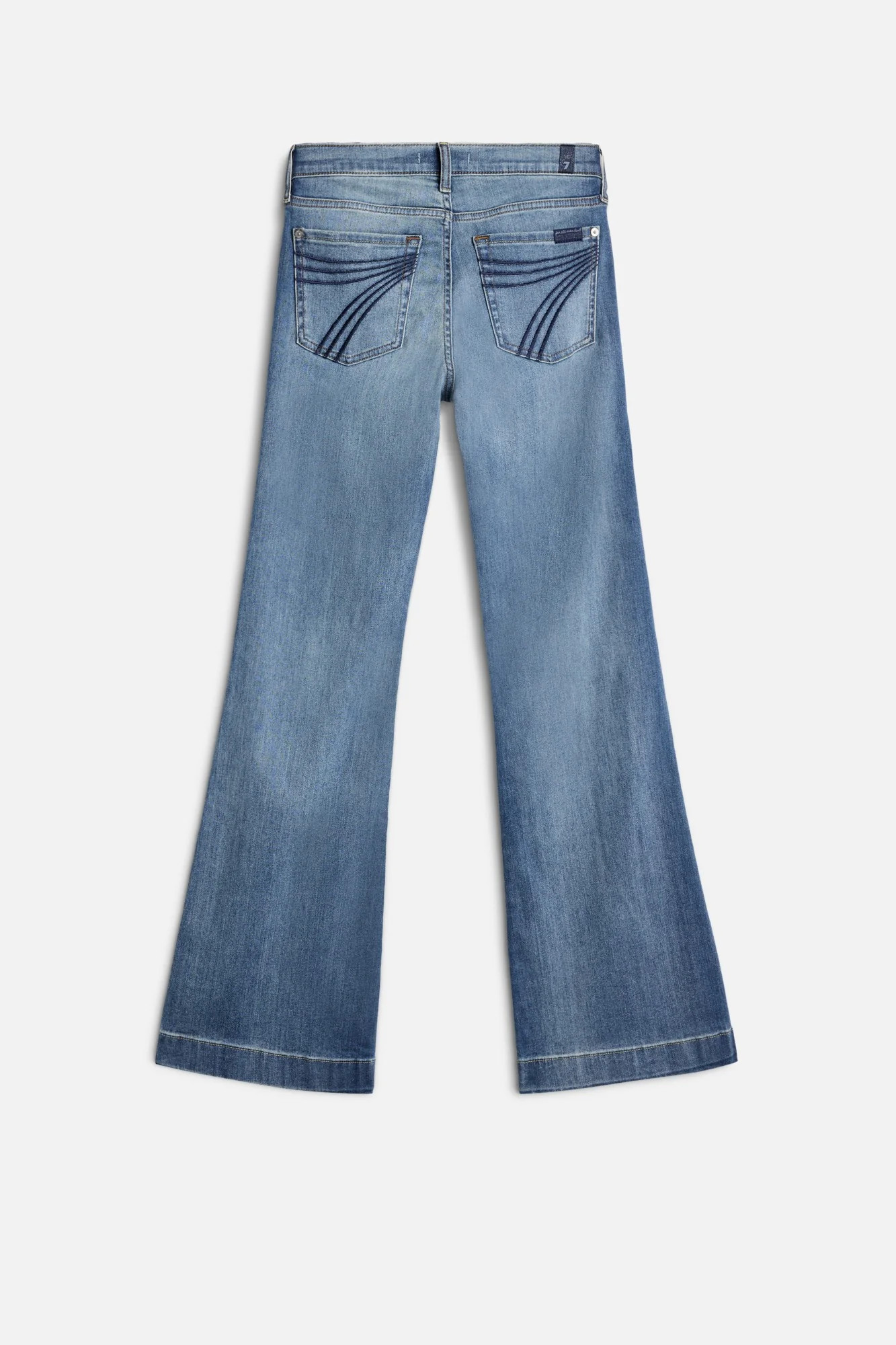 Tailorless Dojo in Distressed Authentic Light | 7 For All Mankind