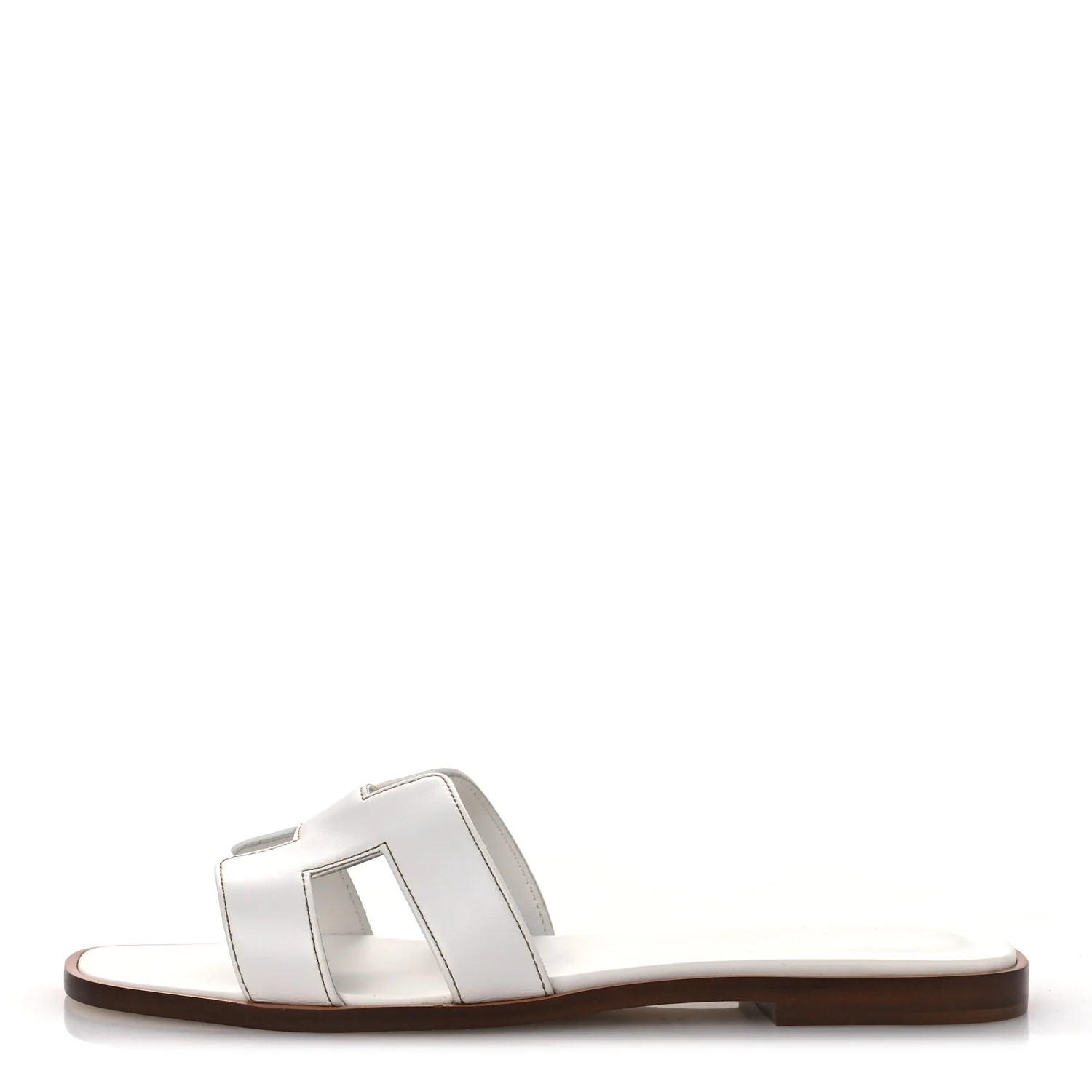 Box Calfskin Oran Sandals 38 White | FASHIONPHILE (US)