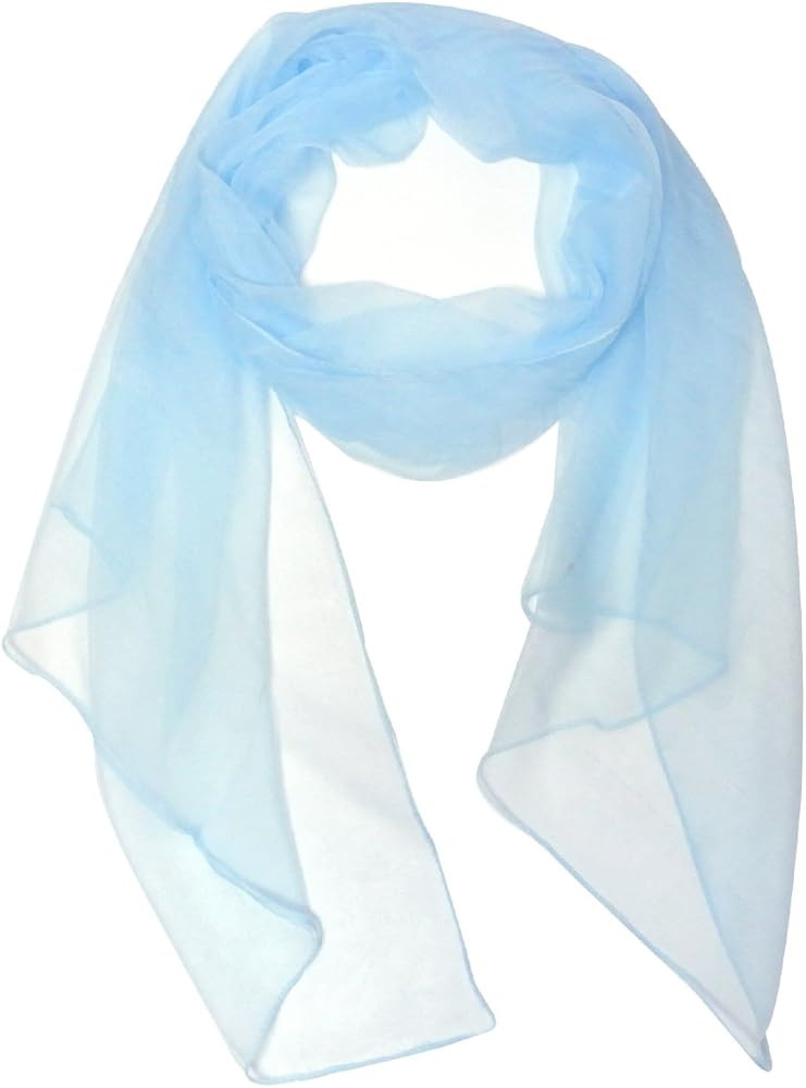Wrapables Solid Color Silk Long Scarf | Amazon (US)