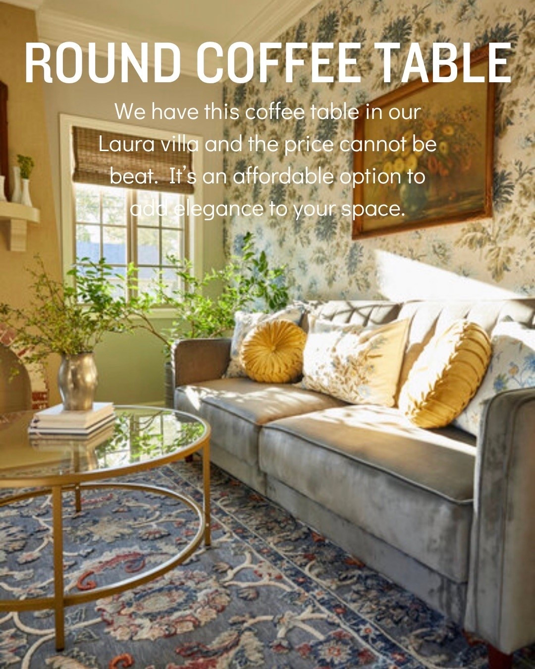 We have this round coffee table in our Laura villa and the price cannot be beat. It’s an affordable option to add elegance to your space. 

Amazon, Amazon finds, Amazon home, home finds, prime days, big deal days, Amazon prime days, home deals, home steals, kitchen, kitchen deals, home hacks

#LTKOver40 #LTKHome #LTKSaleAlert