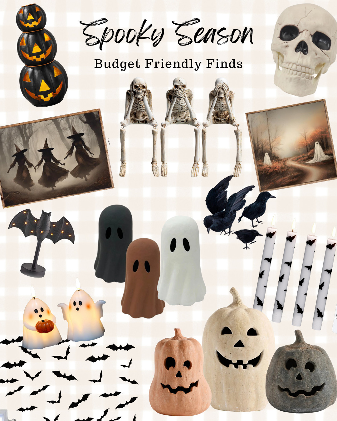 I've compiled a little collection of spooky but cute Halloween decor!  So many budget friendly items.  Shop now before it sells out! 👻 

 

#LTKFindsUnder50 #LTKSeasonal #LTKHome