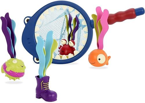B. toys by Battat Shark Scoop-a-Diving Pool Toys-1 Shark Net and 4 Water Toys for Kids 3+ (5-Piec... | Amazon (CA)
