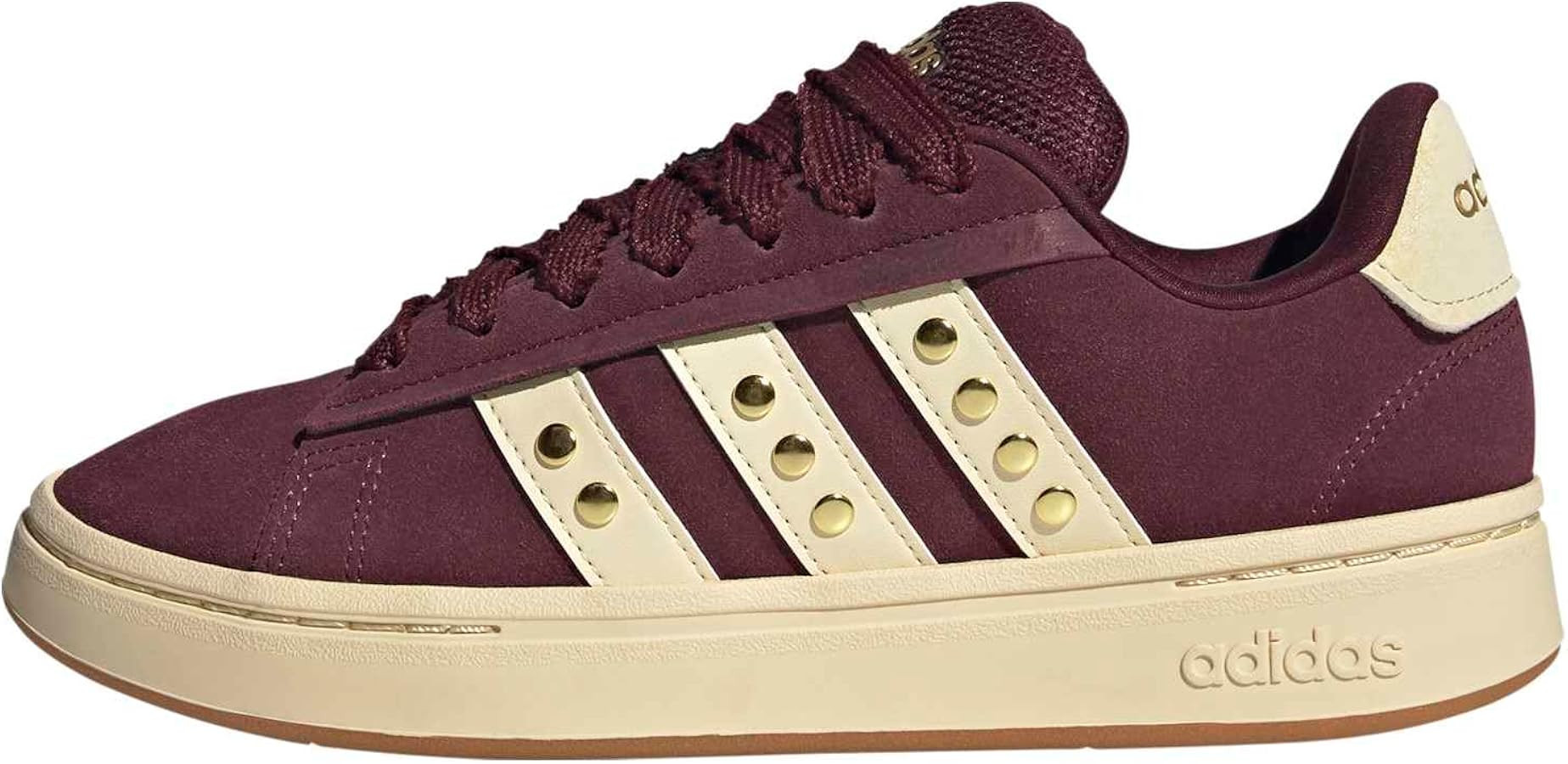 adidas Womens Grand Court Alpha Tennis Sneakers Shoes - Grey | Amazon (US)