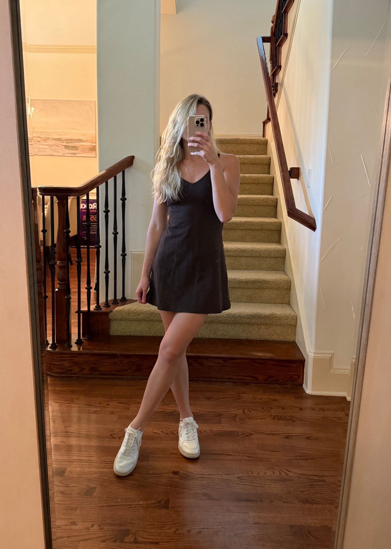 Wearing a size 6 in dress