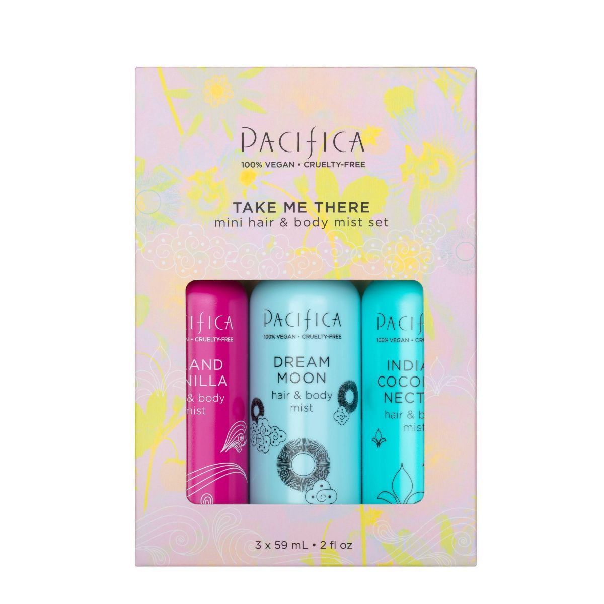 Pacifica Hair and Body Mist Set - 3ct | Target