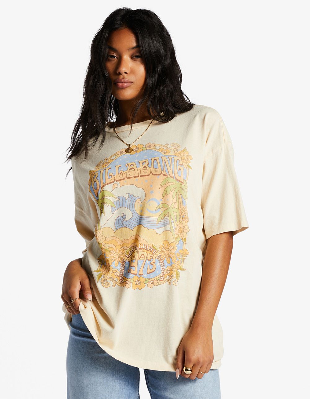 BILLABONG In The Clouds Womens Oversized Tee | Tillys