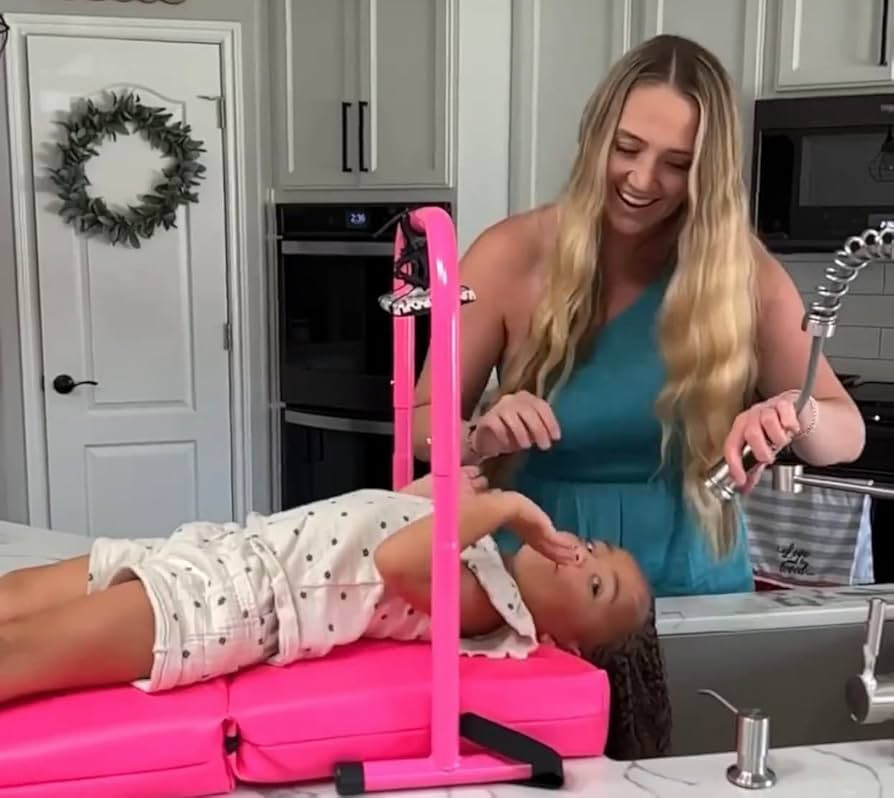 ShampooTime Shampoo Mat for Children, Toddlers, Kids with Phone Holder and Entertainment Bar| Hai... | Amazon (US)