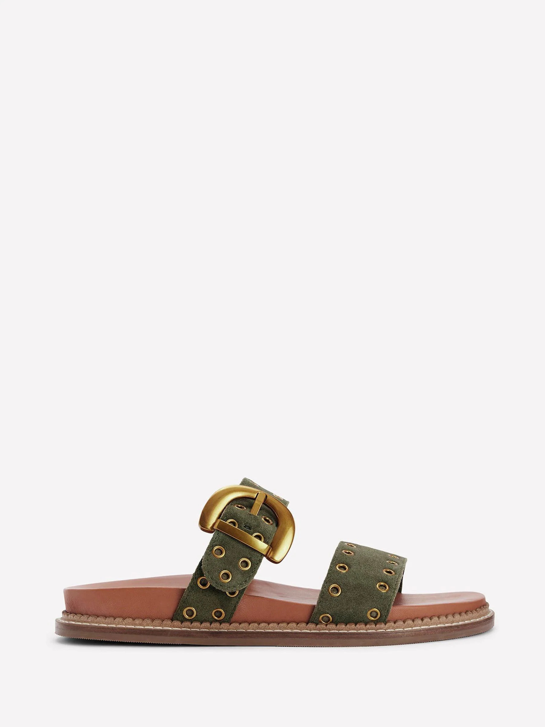 Boden Boden Green Caryl Double Strap Sandals | Next US
