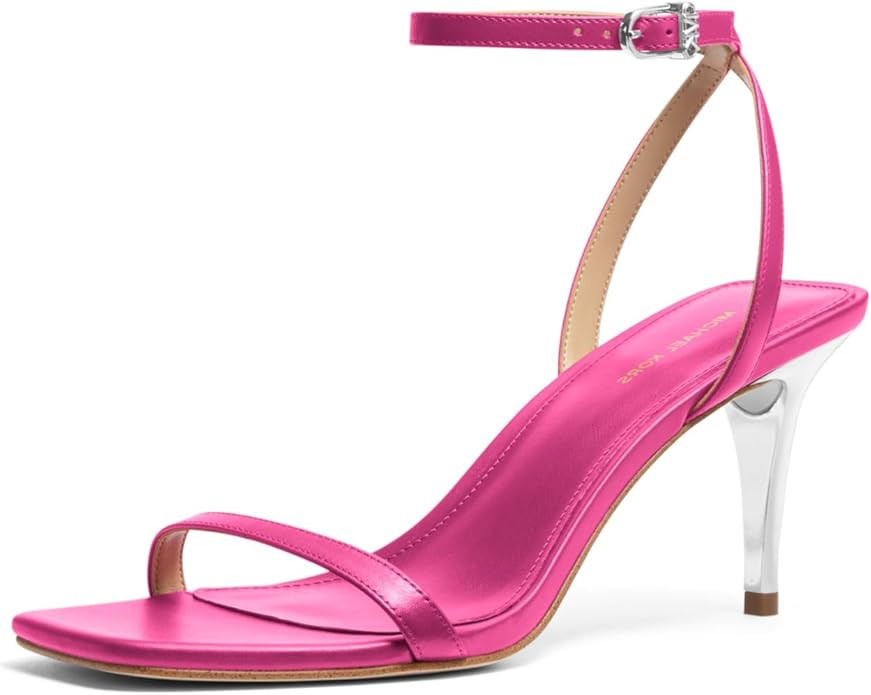 Michael Kors womens Liana Mid Heel Sandal | Amazon (US)