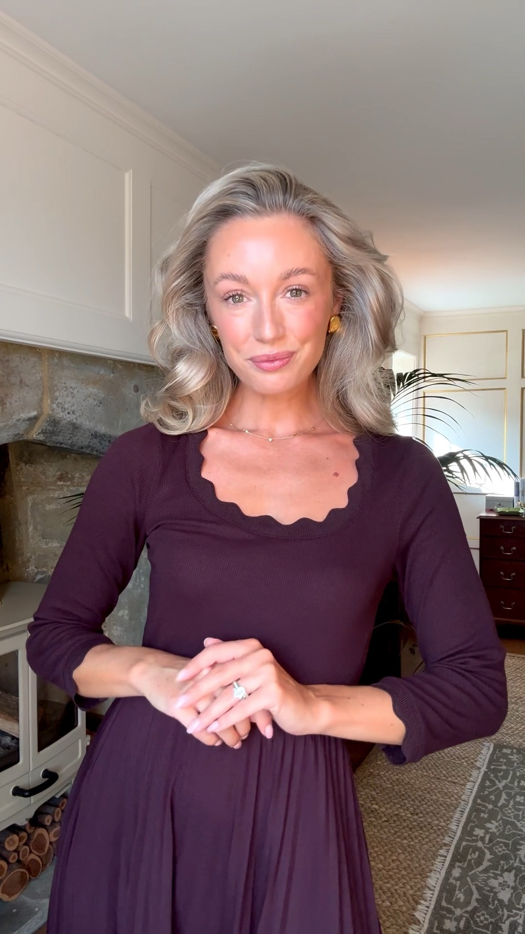 A gorgeous transitional dress perfect for summer into autumn 🍂🤎 
Burgundy dresses, scalloped dress, summer/autumn fashion  

#LTKshoes #LTKdresses #LTKmodest