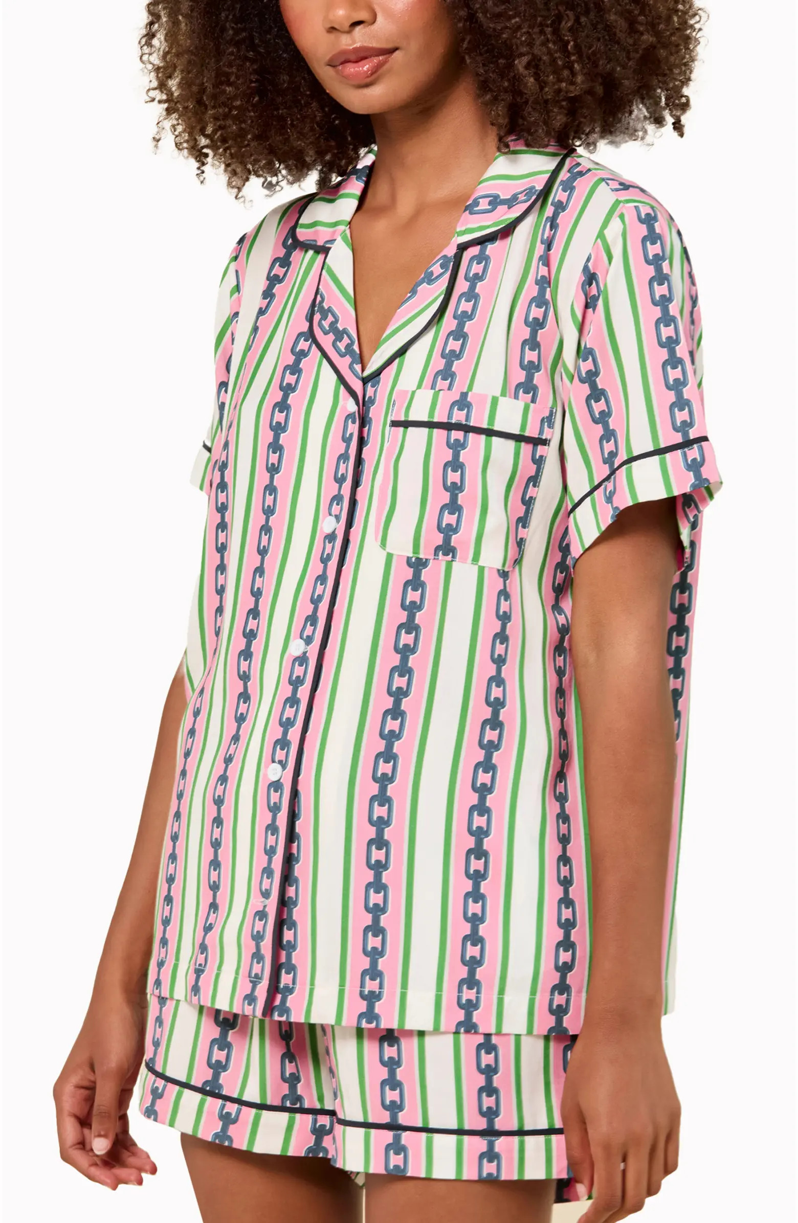 Katie Kime Chain Stripe  Shorts Set | Nordstrom | Nordstrom