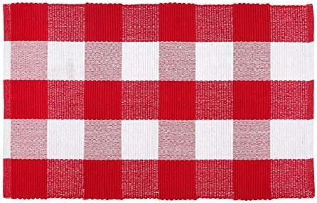 Buffalo Plaid Rugs for Living Room 24x36 inch- Red White, Kitchen Rugs,Entry Way Rugs, Door Rugs,... | Amazon (US)
