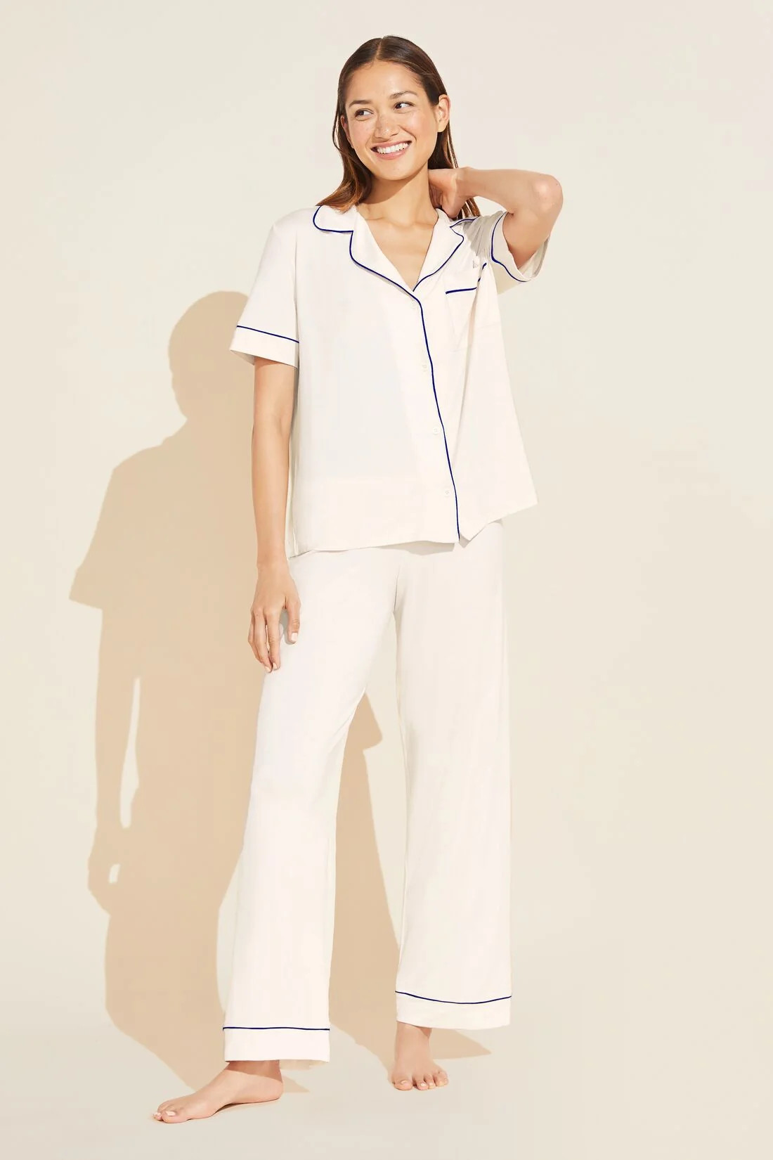 Gisele TENCEL™ Modal Short Sleeve & Pant PJ Set | Eberjey