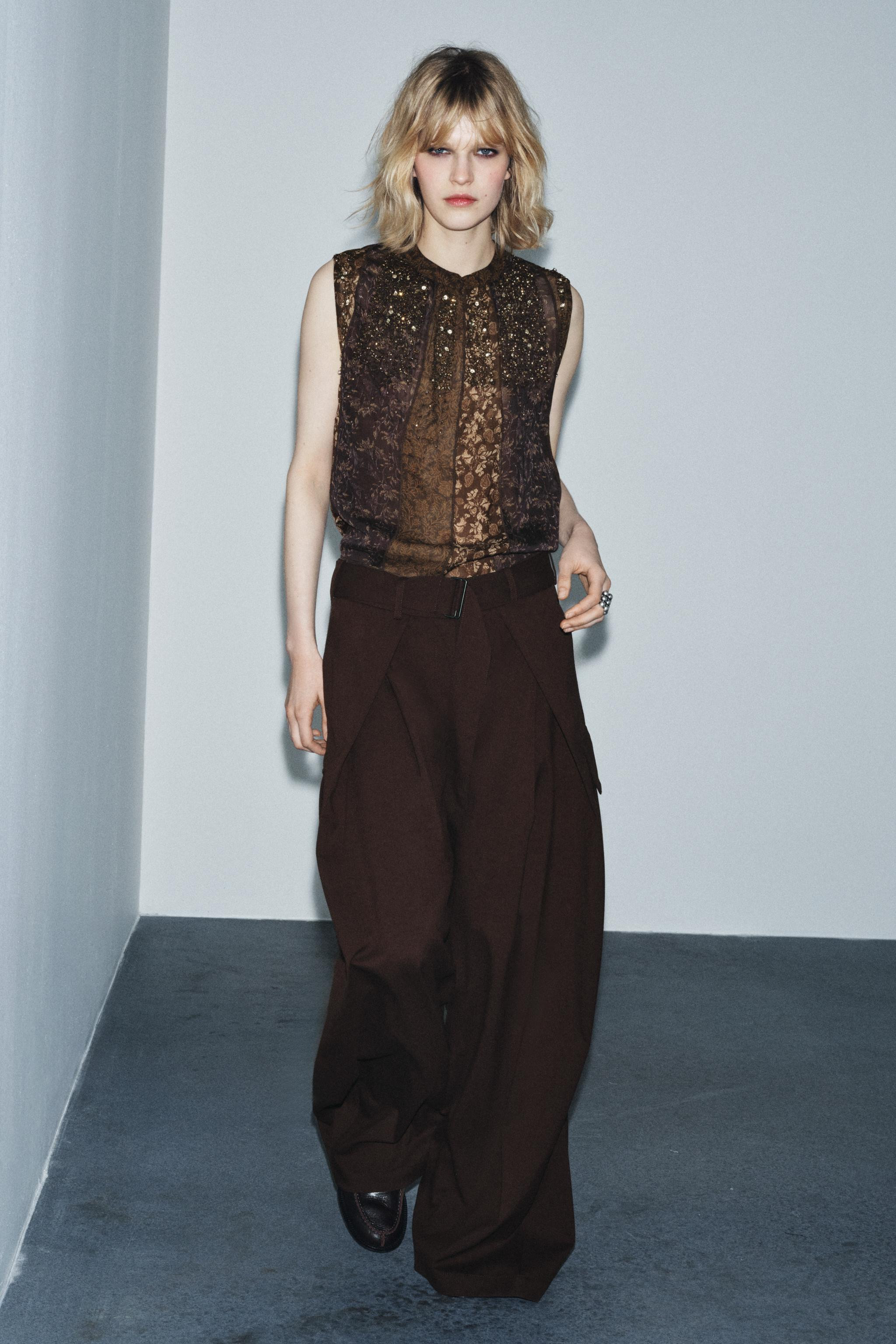 PATCHWORK BLOUSE ZW COLLECTION | Zara AU