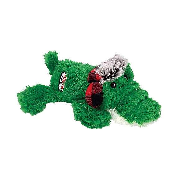 KONG® Holiday Cozie Alligator Dog Toy | PetSmart