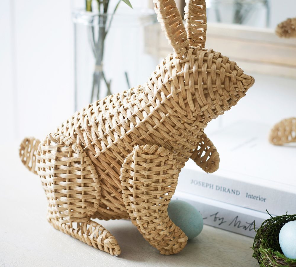 Handcrafted Rattan Bunny | Pottery Barn (US)