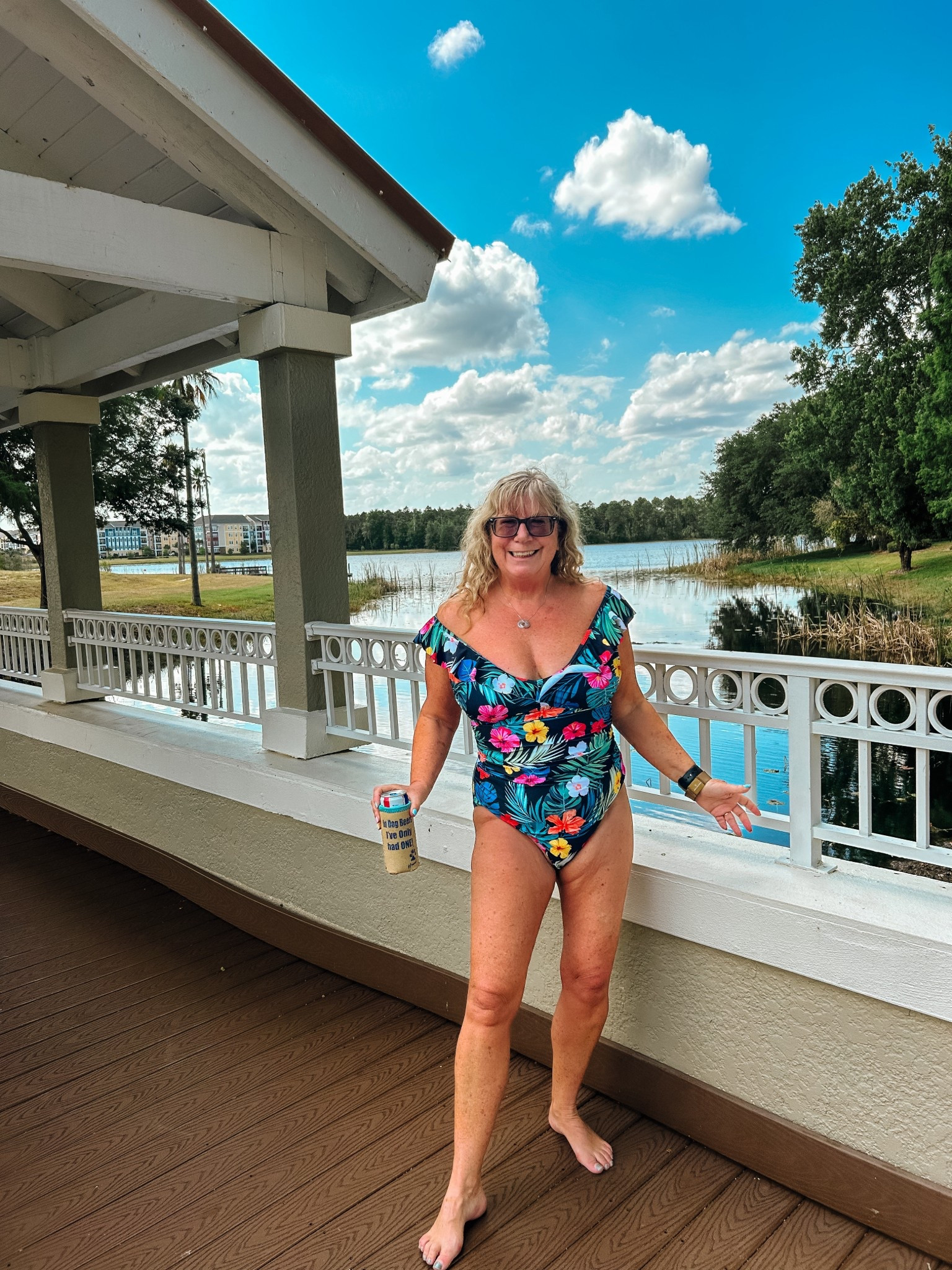 Wear the suit proudly. This is 60 and 155 lbs 

#LTKOver40 #LTKSwim #LTKSeasonal