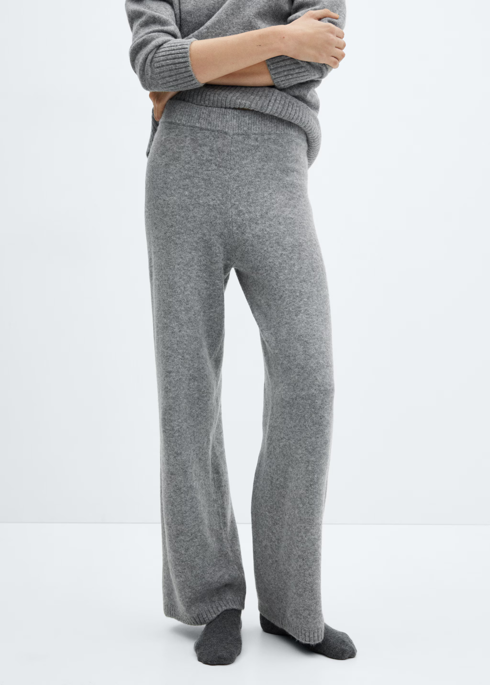 Knitted pants - Women | MANGO United Kingdom | MANGO (UK)
