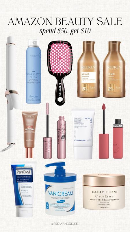 Amazon Beauty Sale! Spend $50, get $10! All the essentials included in the sale! Hair care | Makeup | Sunscreen 

#LTKBeauty #LTKSaleAlert #LTKFindsUnder100