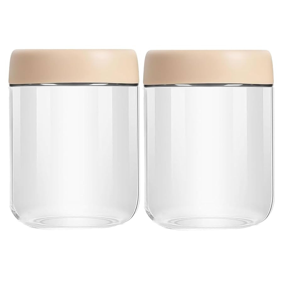 Small Glass Containers With Lids,Overnight Oats Jars,15.2oz Condiment Salad Dressing Sauce Meal P... | Amazon (US)