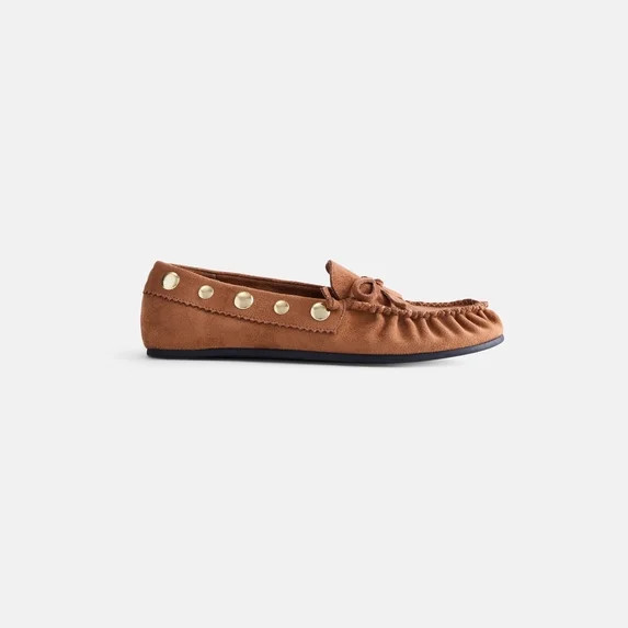 Scenario Women's Studded Moccasin Flats | Walmart (US)