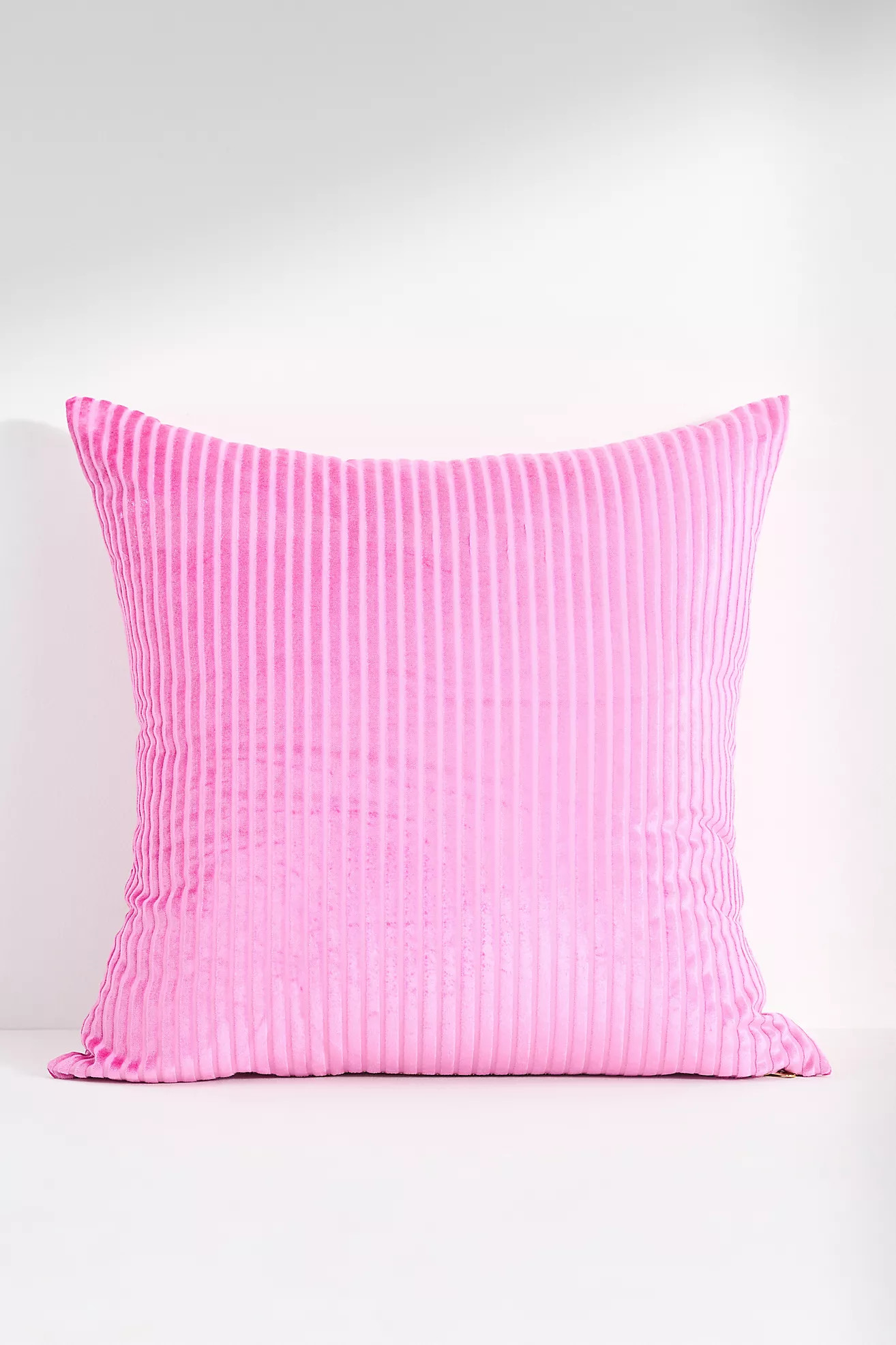 Fiora Ribbed Velvet Pillow | Anthropologie (US)
