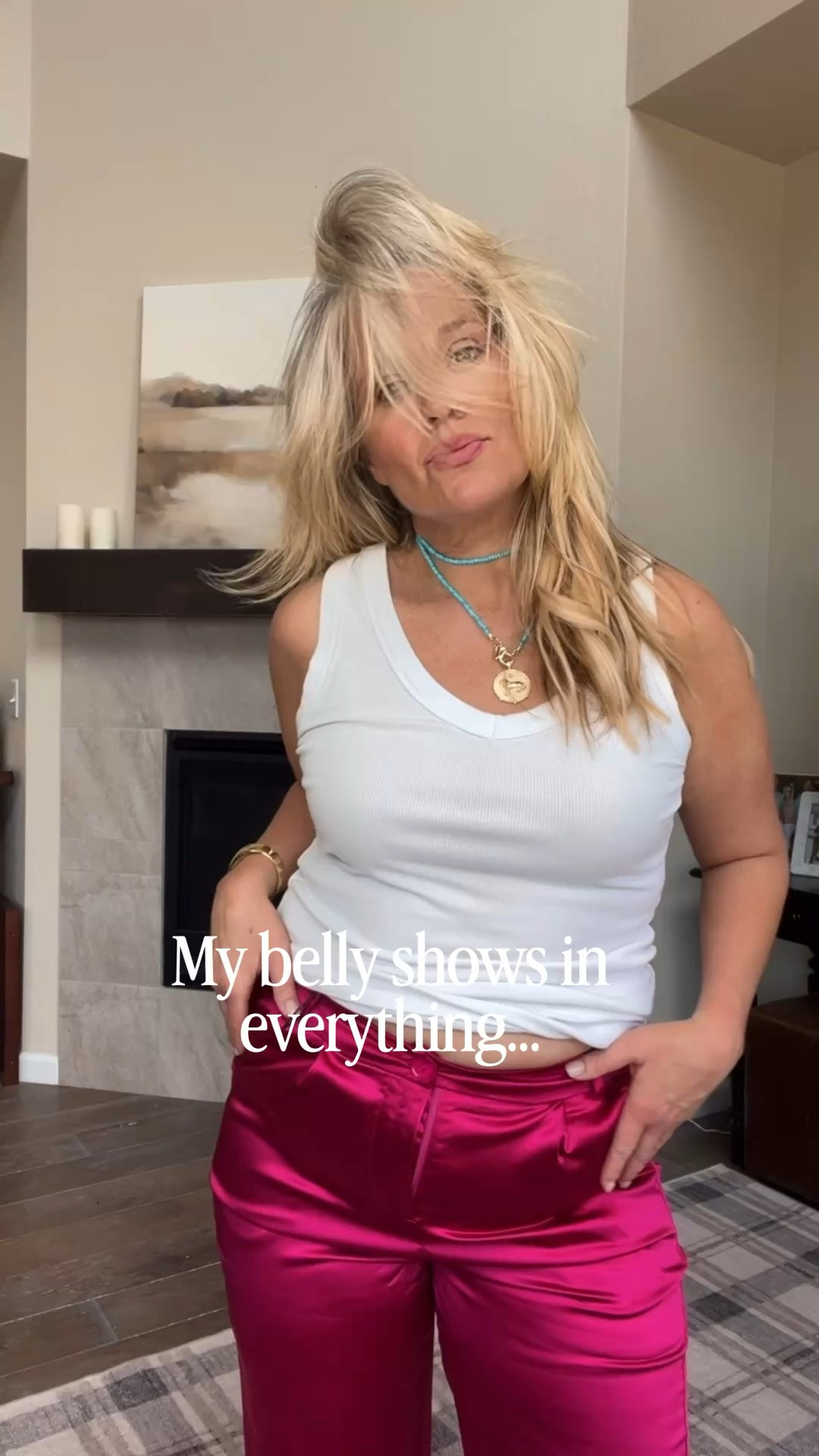 ✨Tap the bell, save and ❤️ for over 40 fashion, midlife style, midsize fashion and luxury looks for less. 

Outfit 

Most women spend years blaming their bodies.

I did too.

But what if the problem isn’t you?

What if nobody ever taught us why certain clothes work… and why others don’t?

That’s what Outfit Physics™ is all about.

Not looking smaller.
Not hiding.

Understanding how to Lift • Skim • Balance so getting dressed feels easier.

👑 Helping you look good, feel good.

What clothing struggle should we solve next?

👑 Helping you look good, feel good! — Lindsey Denver 🤍 Check back daily for belly-friendly style, confidence, and Outfit Physics.
