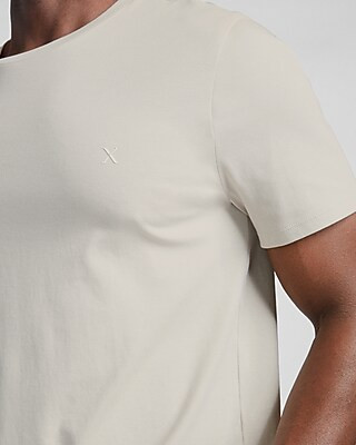 Solid Essential Crew Neck T-Shirt | Express