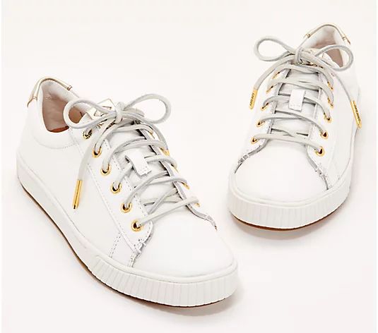 Sperry Anchor PlushWave LTT Leather Sneakers | QVC