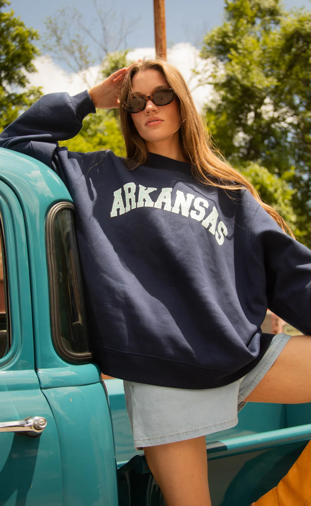 charlie southern: arkansas mock neck - navy | RIFFRAFF