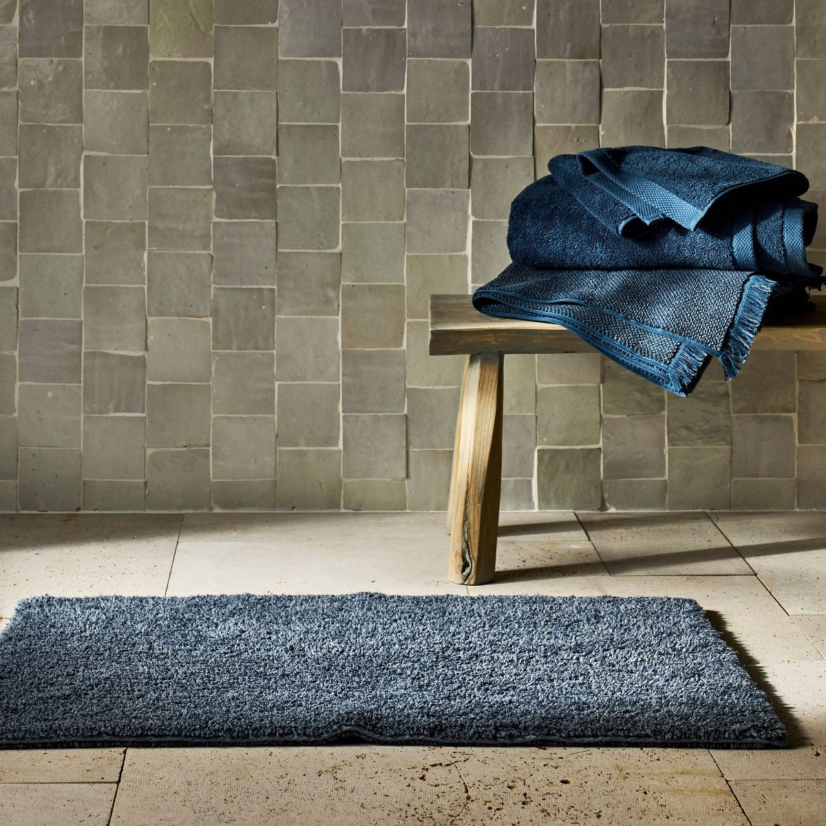 Organic Melange Reversible Bath Rug - Casaluna™ | Target