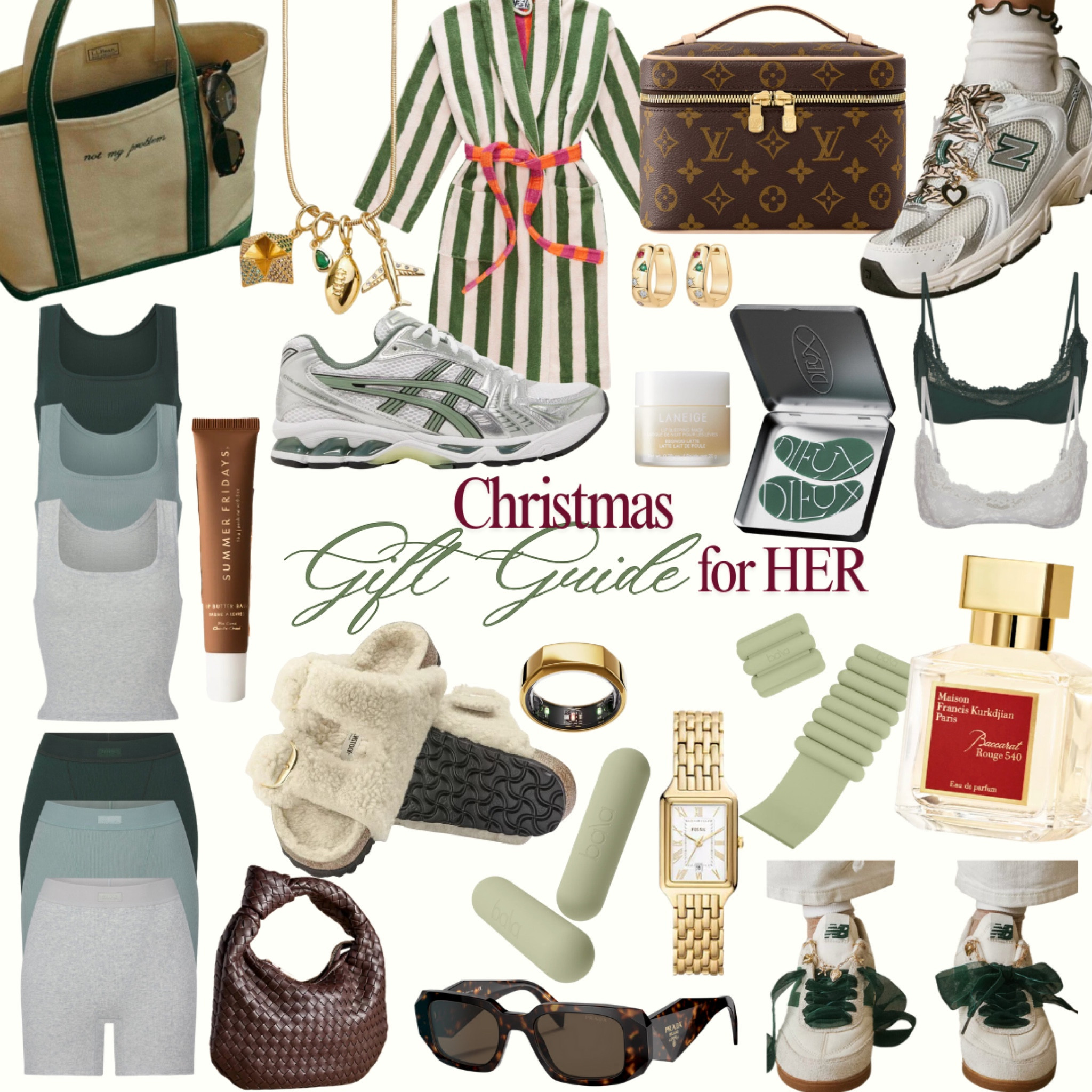 Christmas Gift Guide for HER 

For someone in your life that LOVES GREEN 🤍🎄 

#LTKGiftGuide #LTKHoliday #LTKSeasonal